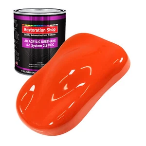 Restoration Shop Speed Orange Acrylic Urethane Gallon Only Auto Paint - Picture 1 of 5