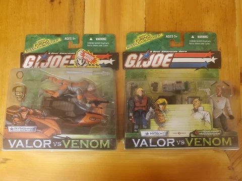 GI JOE Valor vs Venom WAVE CRUSHER W/HI-TECH & DR. MINDBENDER NIP! Hasbro Cover