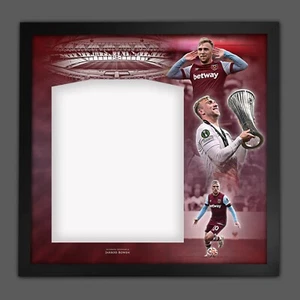 Diy Shirt Picture Mount Frame. Jarrod Bowen West Ham United Football Framing - Picture 1 of 4