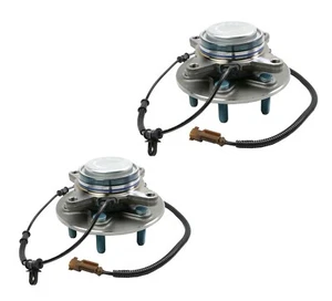 DTA 2 Front Wheel Hub Bearing Assemblies Fit 2015-2017 Ford F150 2WD / RWD Only - Foto 1 di 3