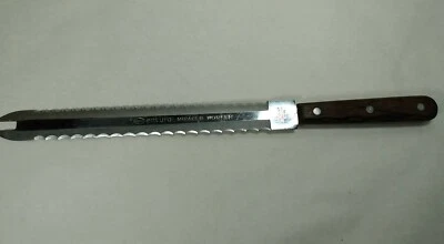 Cuchillo dentado de doble cara de acero inoxidable Regent Sheffield The Miracle Worker Foto 1 de 4