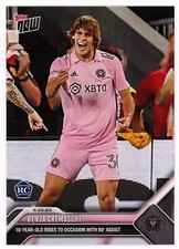2023 Topps Now MLS Benjamin Cremaschi Rookie Card RC Inter Miami Benja #182