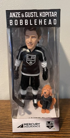 LA Kings Anze Kopitar & Gustl Bobblehead Los Angeles SGA Cover