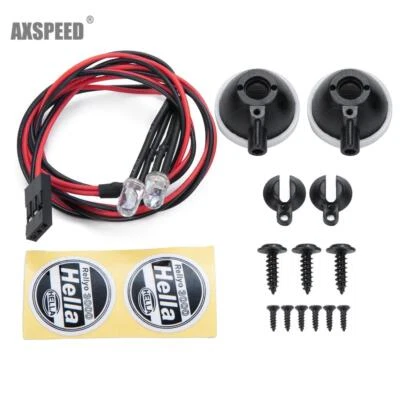 LED Lichtleiste Dachlampe Zubehör für 1/10 RC SCX10 90046 TRX-4 Crawler D90 - Bild 1 von 4