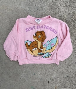 Vintage Land Before Time RARE 1988 Youth JCPenney Dinosaur Sweatshirt - Picture 1 of 6