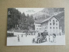 Cartolina - Longarone - Villa Malcom Padoan - Macchina Automobile - Viagg 1908