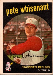 1959 Topps Pete Whisenant Cincinnati Redlegs #14