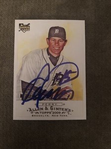 2009 Allen&Ginter #51 RYAN PERRY (RC) P Tigers Auto Card...93 Cent Shipping