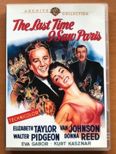 The Last Time I Saw Paris DVD 1954 Elizabeth Taylor FREEPOST : ROYAL MAIL 48 - Bild 1 von 4
