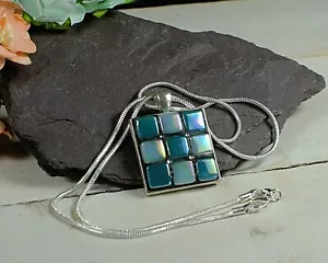 Unikat Handarbeit Keramik Mosaik Halskette wunderschön Muttertag Geschenk - Bild 1 von 2
