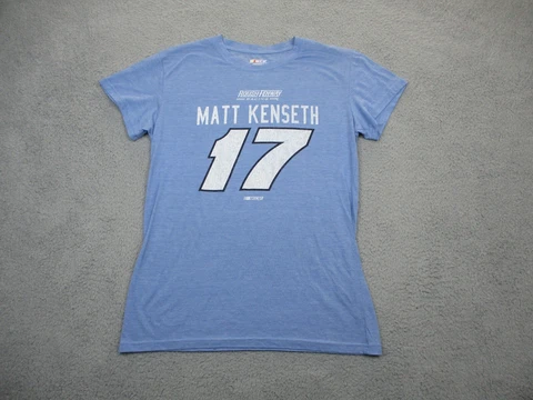 Nascar Shirt Womens 2XL XXL Blue Matt Kenseth 17 Rush Fenway Racing Casual Top Cover