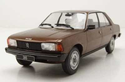 WHITEBOX, PEUGEOT 305 1977 Marron métallique, échelle 1/24, WBXWB124243 - Photo 1/4