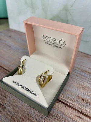 Aros de oro Accents de Gianni Argento nuevos con etiquetas Foto 1 de 2
