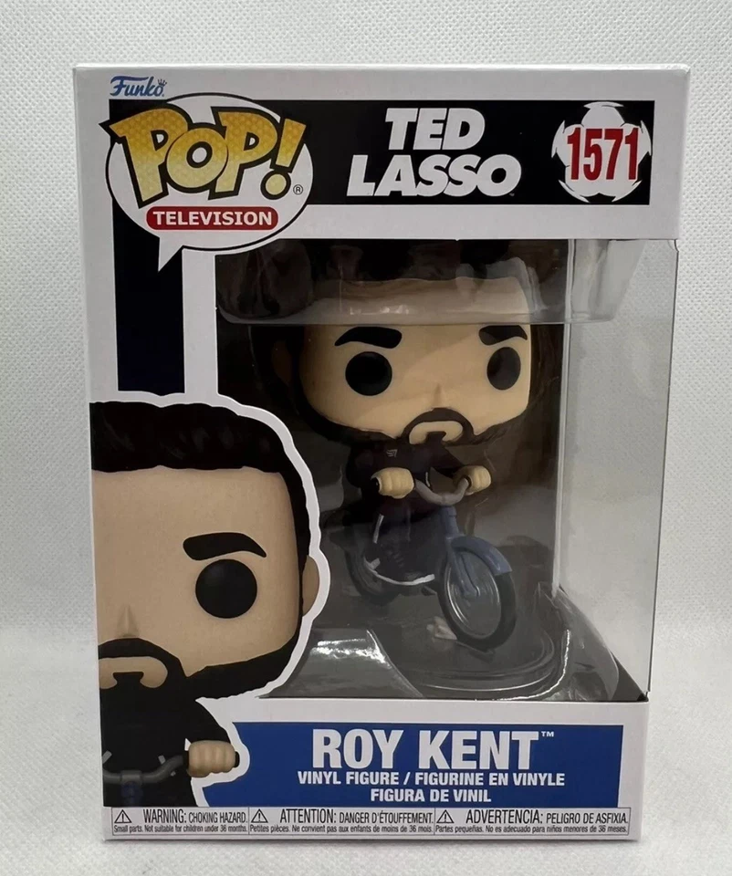 Funko Pop Vinilo Televisión Ted Lasso Roy Kent en Bicicleta 1571 Figura Coleccionable Reino Unido Foto 1 de 1