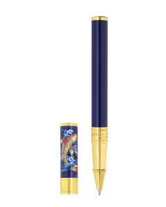 Roller Pen S.T. Dupont D-Initial Koi Fish Tinte Unisex Blau - Bild 1 von 7