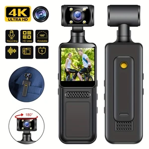 4K Pocket Action Kamera mit 180° Schwenkobjektiv, 1000mAh 18GB WLAN & WLAN - Bild 1 von 12