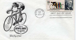 Lot 6 Set of 13 USA First-Day Covers Olympic Games 1972, 1976, 1979, 1980 - Picture 1 of 10