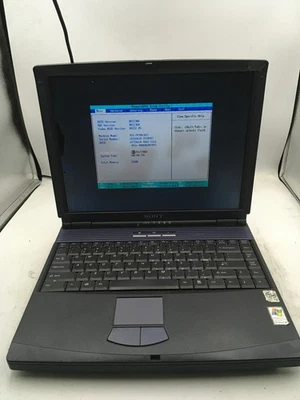 SONY VAIO PCG 993L - BOOTS TO BIOS - INTEL PENTIUM III - 256MB RAM - 14"-READ-BB - Image 1 of 4