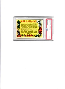 1962 MARS ATTACKS #55 Checklist - PSA 5 EX Bubbles Inc. - Picture 1 of 2