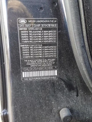 Cinturón de seguridad delantero cubo asiento hebilla conductor se adapta a 10-16 LR4 595314 Foto 1 de 4