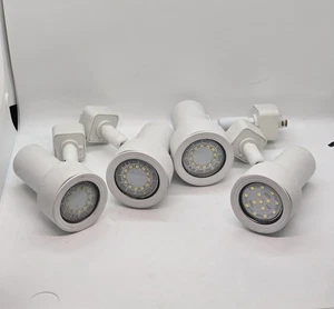 Hampton Bay White 4pk Light Mini Step Track Head Halogen  - Picture 1 of 9
