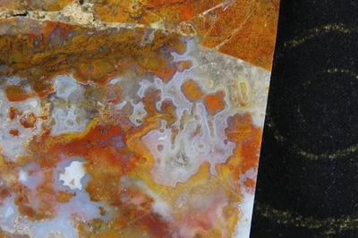 Moss Agate  Slab - 12.7 Ozs - Colorfull ! - Lapidary - Crafts - Collectors - Image 1 of 4