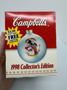 VTG 1998 Campbell's Collector's Edition Christmas Bulb Original Box - Picture 1 of 13