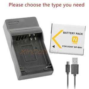 NP-BN1 Battery For Sony Cyber-shot DSC-WX100 WX150 WX200 WX220 W350 W360 W380 - Zdjęcie 1 z 11