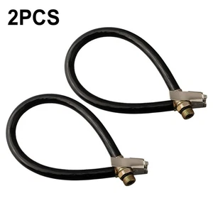 2 Pack Inflator Hose with Pressure Meter for Automotive Tire Inflating - Picture 1 of 12
