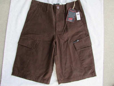 Vans brown Cotton Cargo Shorts Men's Size 30 NWT - Image 1 of 4