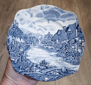 Johnson Bros Antiguo Inglés Campo Abuelas Casa Azul Ironstone Placa 7.5" - Imagen 1 de 15