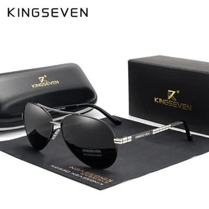 Gafas de sol Kingseven 7840 Premium gafas de piloto hombre polarizadas UV400 HD - Imagen 1 de 6