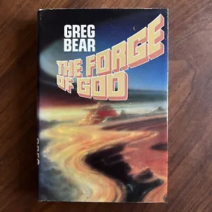 Greg Bear The Forge of God Sci-Fi 1987 TOR Book Hardcover Science Fiction - Imagen 1 de 4