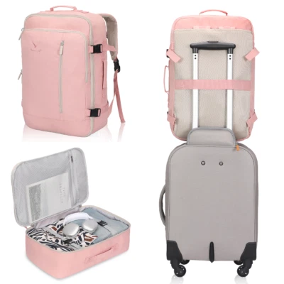 Mochila de mano Hynes Eagle 38L aprobada por vuelo equipaje de viaje grande para mujer Foto 1 de 4