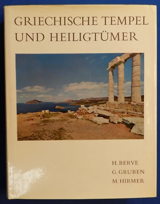 German Book: GREEK TEMPLES & SANCTUARIES, by Berve & Gruben. Munich, 1961, DJ. - Image 1 of 4