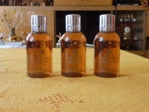 Molton Brown Heavenly Gingerlily Bath & Shower Gel 3 x 100 ml NUOVO - Foto 1 di 1