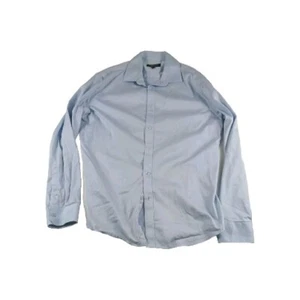 Tarocash Light Blue Men's Dress Shirt Size L Slim Fit Lying Flat C44" - L29" - S - Picture 1 of 6