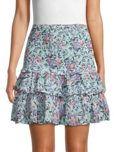 NWT ALLISON NEW YORK Smocked Floral Skirt Size Med - Picture 1 of 5