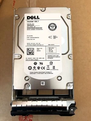 Dell W347K 0W347K ST3600057SS 600GB 15K 6G 3.5" SAS HARD DRIVE With Tray NEW - Bild 1 von 4