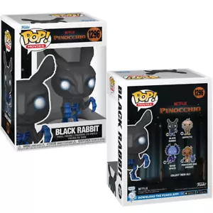 Funko Pop Movies: Netflix Pinocchio - Black Rabbit #1296 - Collectible Figure - Picture 1 of 3