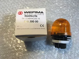 Werma 800 300 00, Dauerleuchte, EM12-240VAC, gelb unbenutzt OVP - Bild 1 von 1