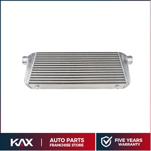 Intercooler universal aluminio 27,55 x 9 x 2,5 2,25 entrada salida montaje frontal - Imagen 1 de 10