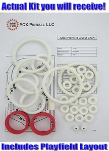 Kit de anillo de goma máquina de pinball azteca 1976 - Imagen 1 de 2