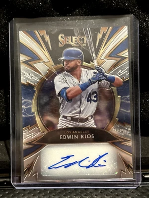 2020 Panini Select Signatures Baseball Edwin Rios Auto /199 Dodgers Autograph - Image 1 of 2