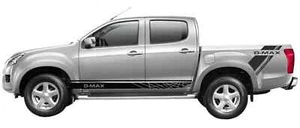 Isuzu Dmax Graphics Side Stripe Side Bed Decals Any Year Both Sides D-MAX - Picture 1 of 4