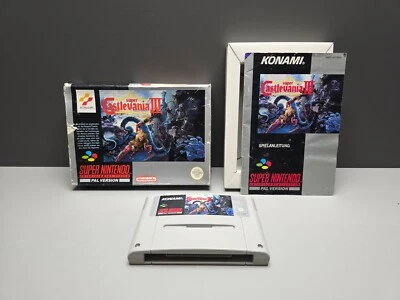 SUPER CASTLEVANIA IV 4 SUPER NINTENDO PAL/NOE OVP CIB BOXED SNES - BAD CONDITION - Bild 1 von 4