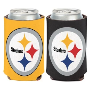 Pittsburgh Steelers NFL 2-Sided Koozies Coozies Can Cooler Wincraft - Picture 1 of 1