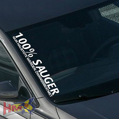 HM© 100% Sauger Frontscheiben Sticker Shocker JDM Auto, Ford , Opel  AG-0098-1 • 12.48€