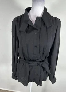 Gives Saint Laurent Damen Langarmshirt schwarz farbig Größe S - Bild 1 von 7