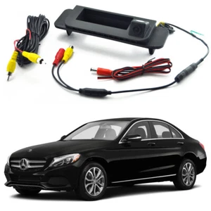 Car Trunk Handle + CCD Rear View Camera Parking for 2015-2018 Mercedes C-Class - Picture 1 of 6